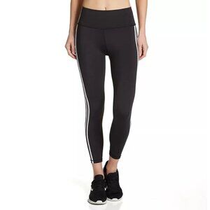 adidas Black Leggings Size L | 3 Stripe High Waist Activewear Gym Pants